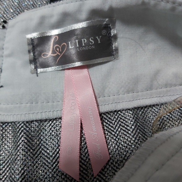 Lipsy London grey mino skirt, size: 8 - Picture 8 of 10